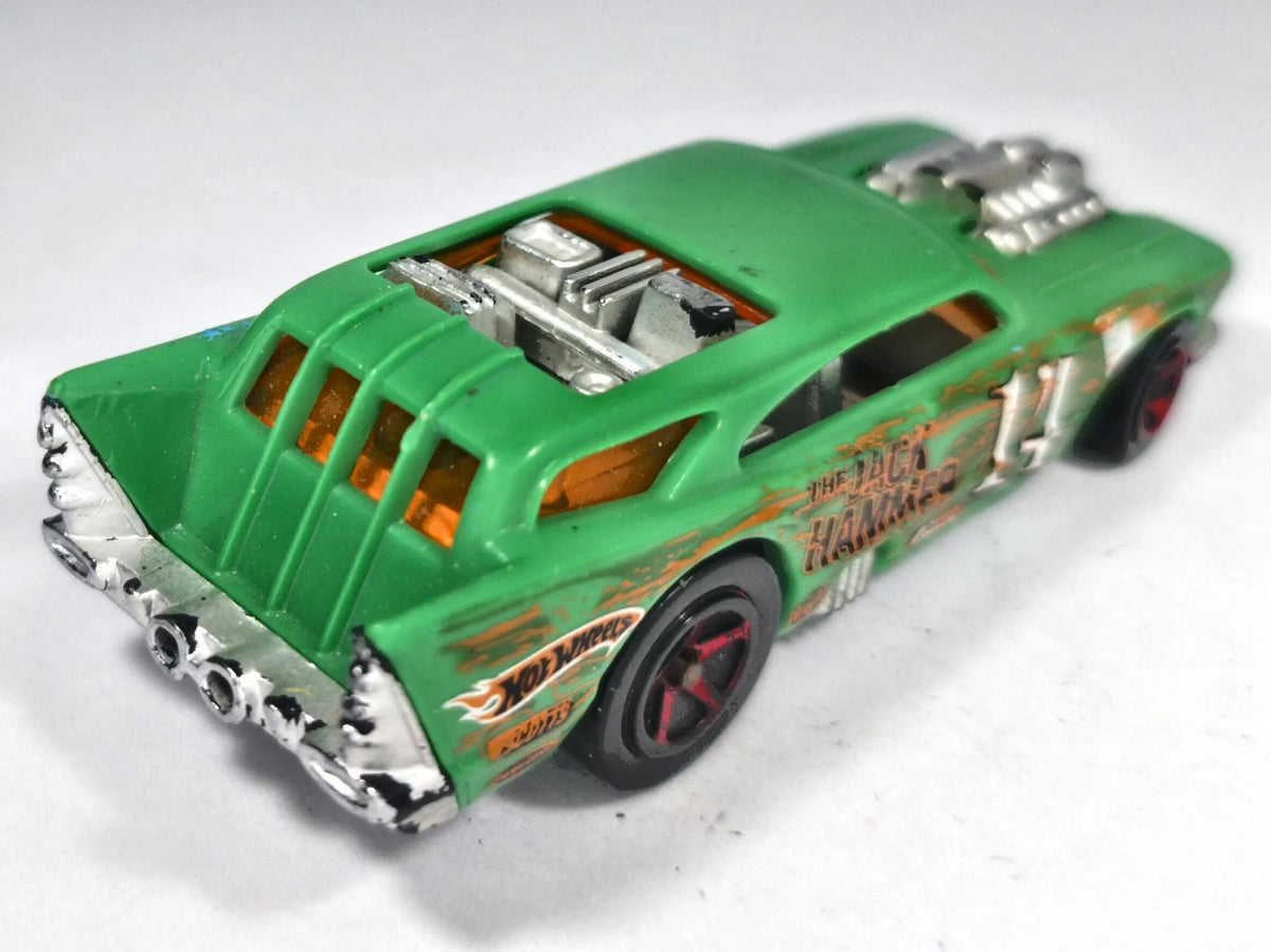 Jack Hammer Hot Wheels 2003 1:64 1 Luzak Zielony – zdjęcie 3