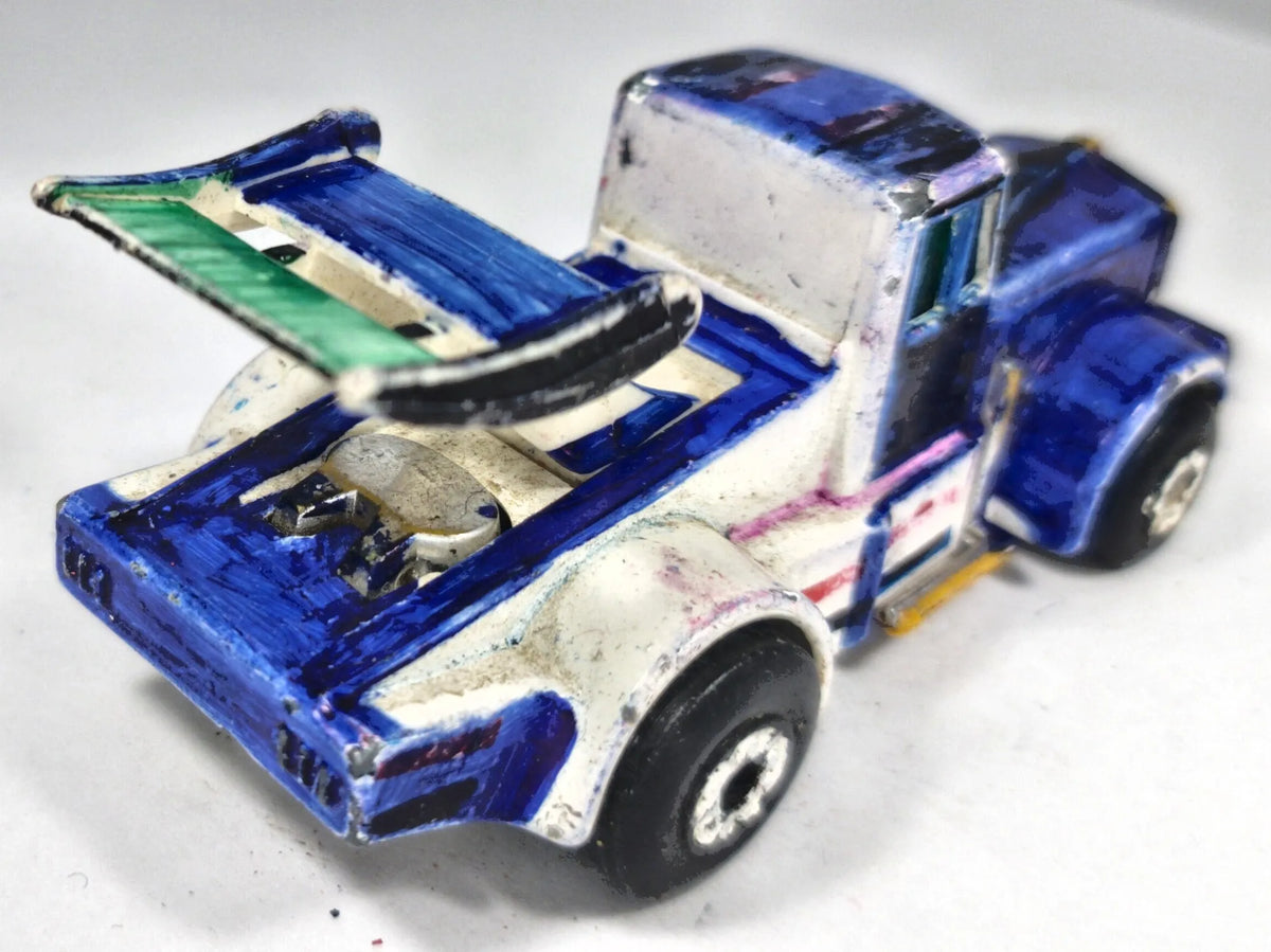 Kenworth D Matchbox 1982 Super Kings 1:64 Made in England Luzak Custom Art – zdjęcie 3