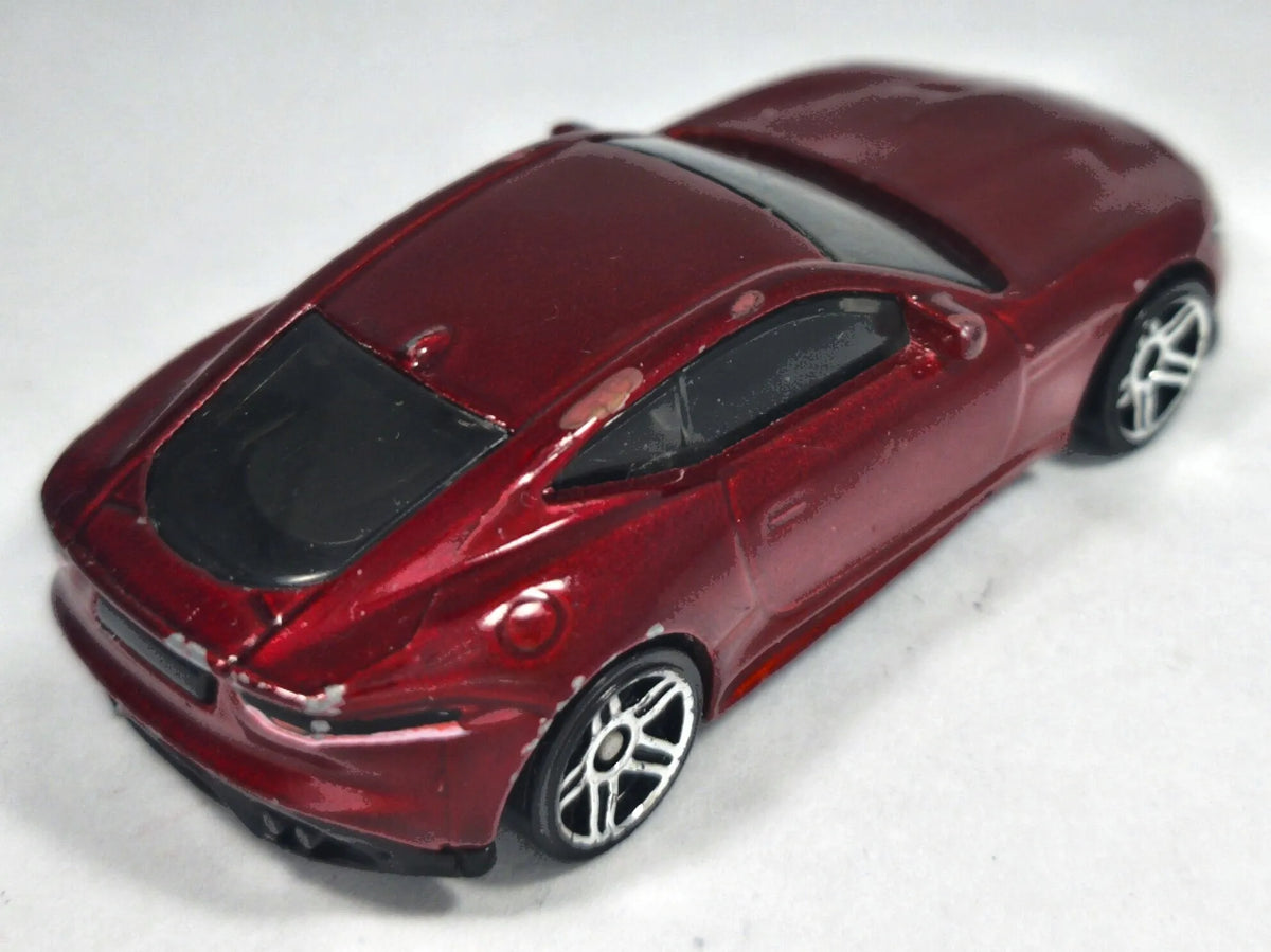 JAGUAR F-TYPE, Hot Wheels 2020, Die cast GRX29, Bordowy, 1:54, Resoraki – zdjęcie 3