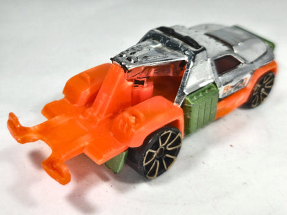 Rapid Duty Hot Wheels 2013 1:64 Pickup Luzak Pomarańczowy – zdjęcie 3