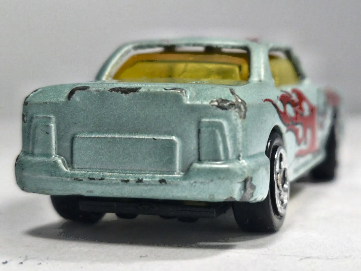 Jak '67 Pontiac GTO MUSCLE CAR, Vintage Die cast, Błękitny, 1:64, Resoraki – zdjęcie 6