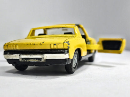 V/W PORSCHE 914 CABRIO Dinky Toys '70 Żółty 1:43 Made in England – zdjęcie 6