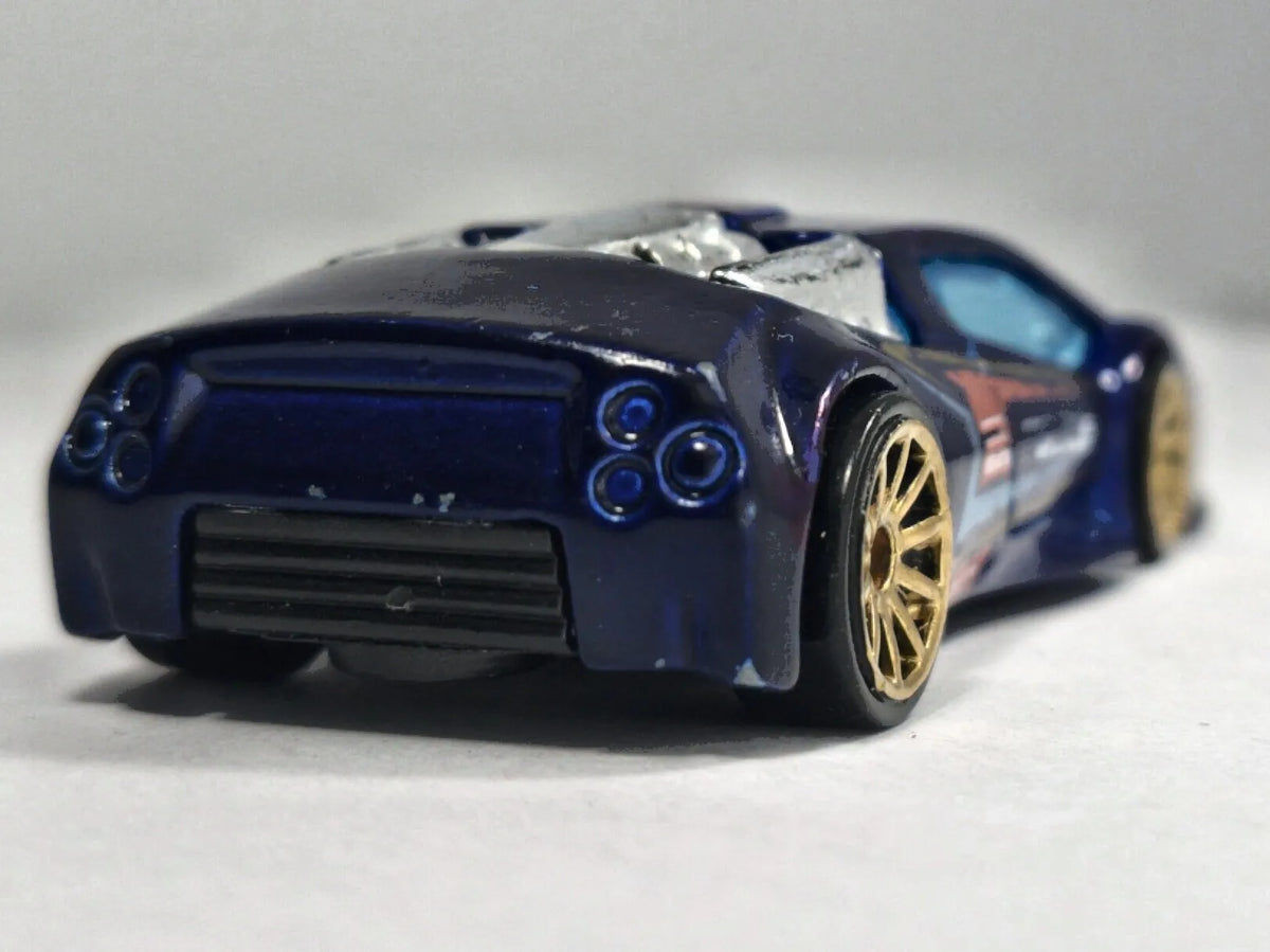 ZOTIC POLICE, Hot Wheels 2002, Die cast 56361, Niebieski, 1:64, Resoraki – zdjęcie 6