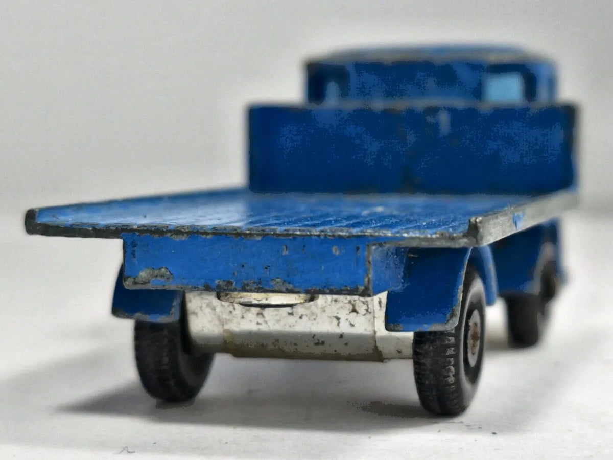 SITE HUT TRUCK, LEYLAND Matchbox 1973 NO.60 Niebieski 1:87 – zdjęcie 6