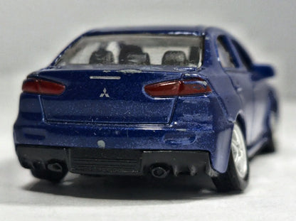 Mitsubishi Lancer Evolution IX Welly 1:58 Luzak Niebieski – zdjęcie 6