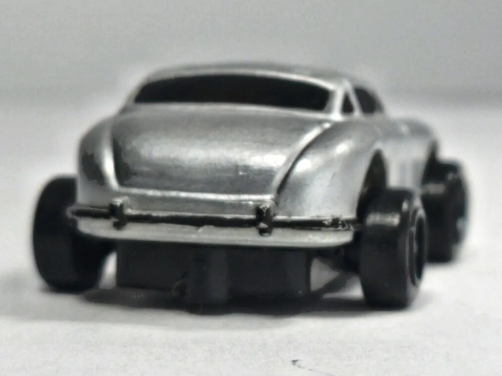 MERCEDES-BENZ 300 SL, Hasbro 1989-1992, Die cast, Srebrny, 1:75, Resoraki – zdjęcie 6