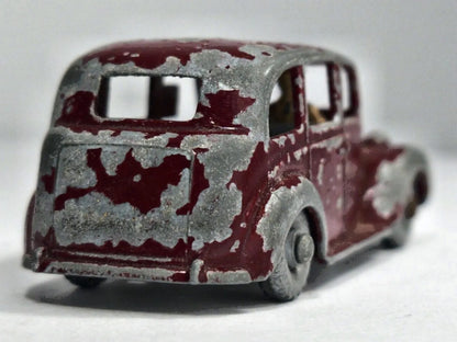 AUSTIN METROPOLITAN TAXI Matchbox '60 Bordowy 1:55 Made in England – zdjęcie 6