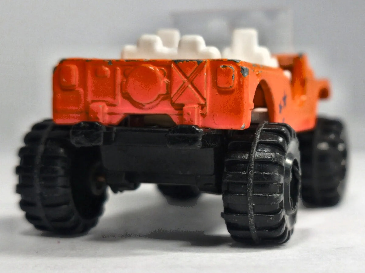 JEEP WRANGLER, Corgi, Made in Gt Britain, Die cast Pomarańcz 1:64, Resoraki – zdjęcie 6