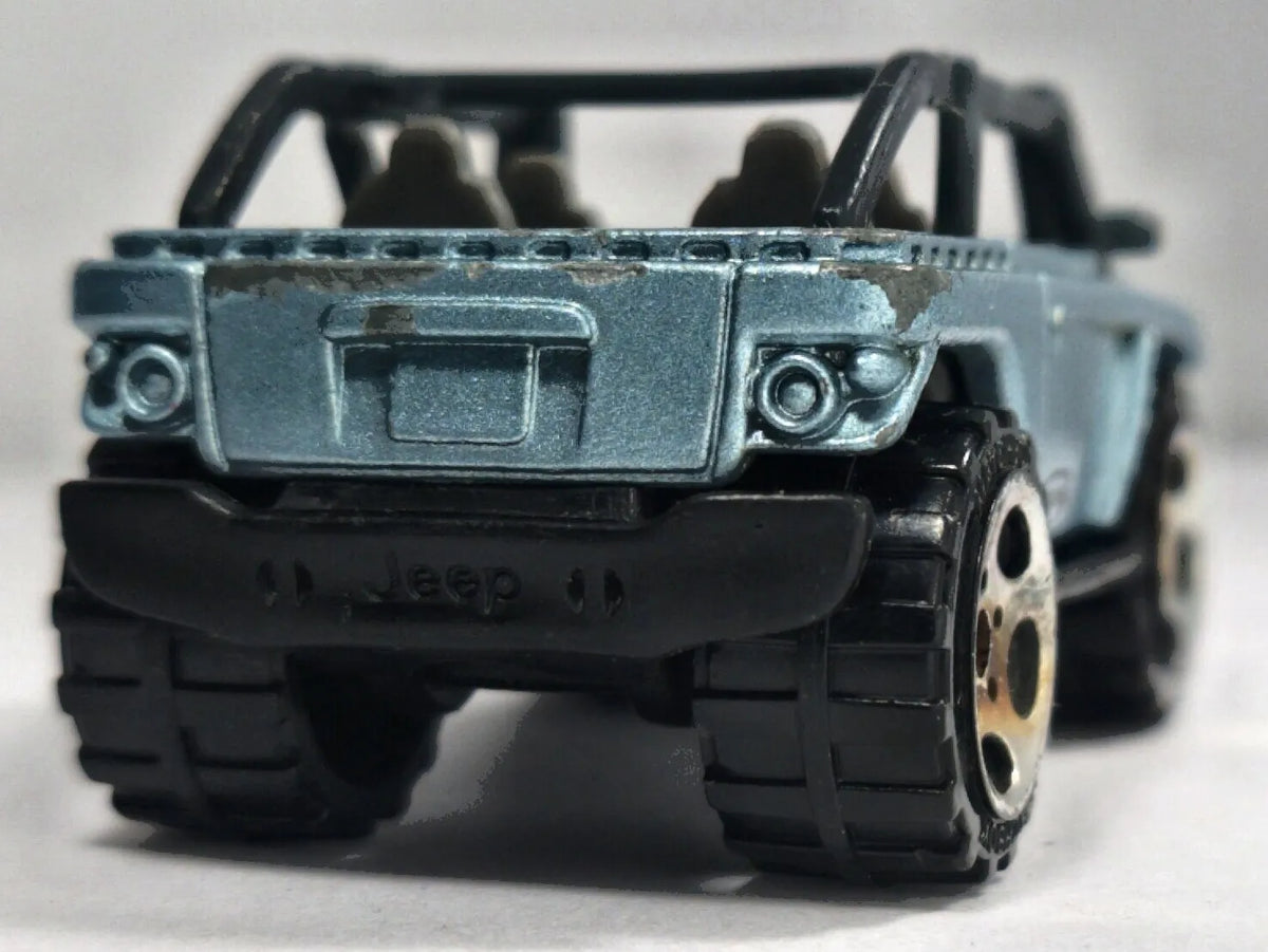 JEEP WILLYS CONCEPT, Matchbox 2002, Die cast, Błękitny, 1:59, Resoraki – zdjęcie 6