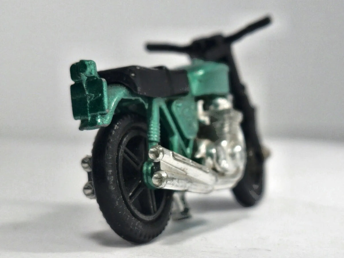 Motocykl HONDA RORA Matchbox 1974 Zielony 1:32 Made in England – zdjęcie 6