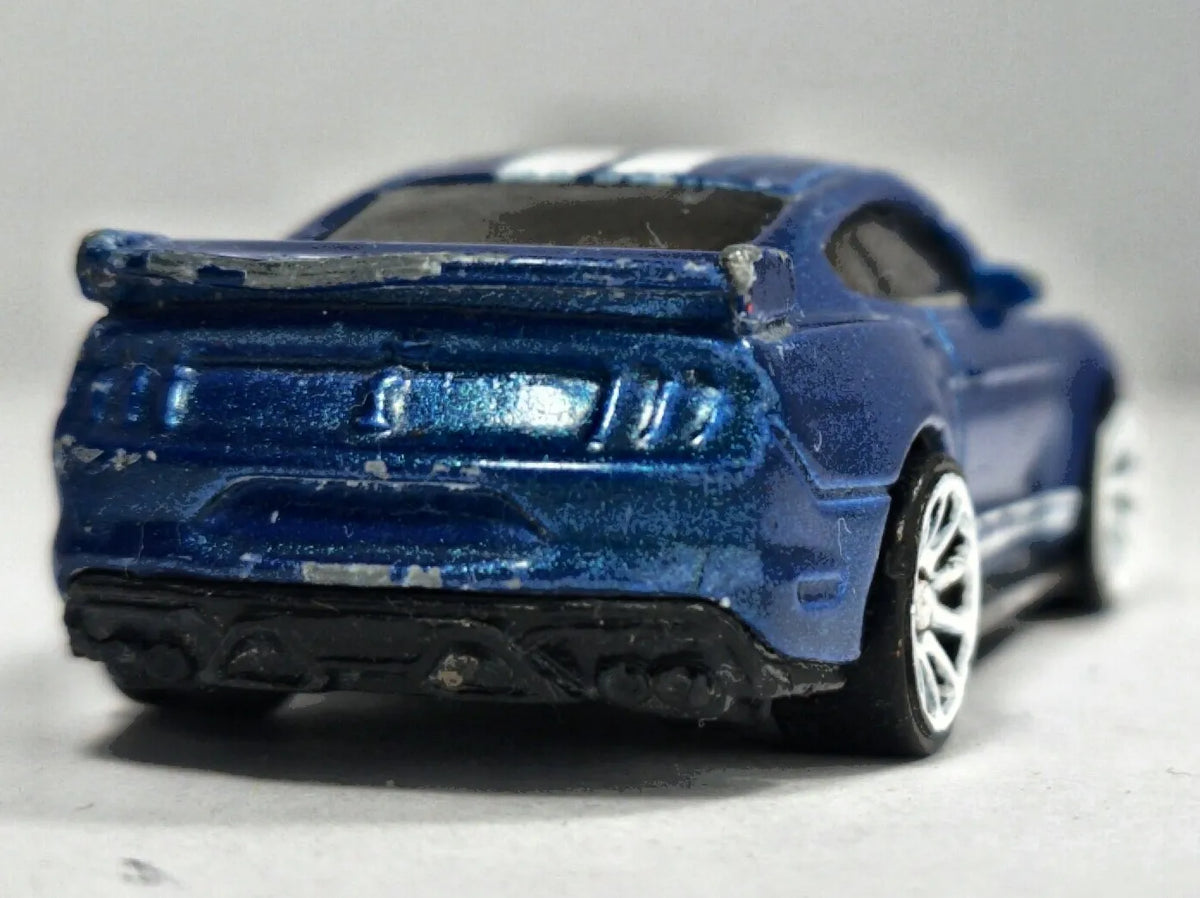 FORD SHELBY GT500, Hot Wheels 2020, Die cast GHB32, Niebieski 1:64 Resoraki – zdjęcie 6