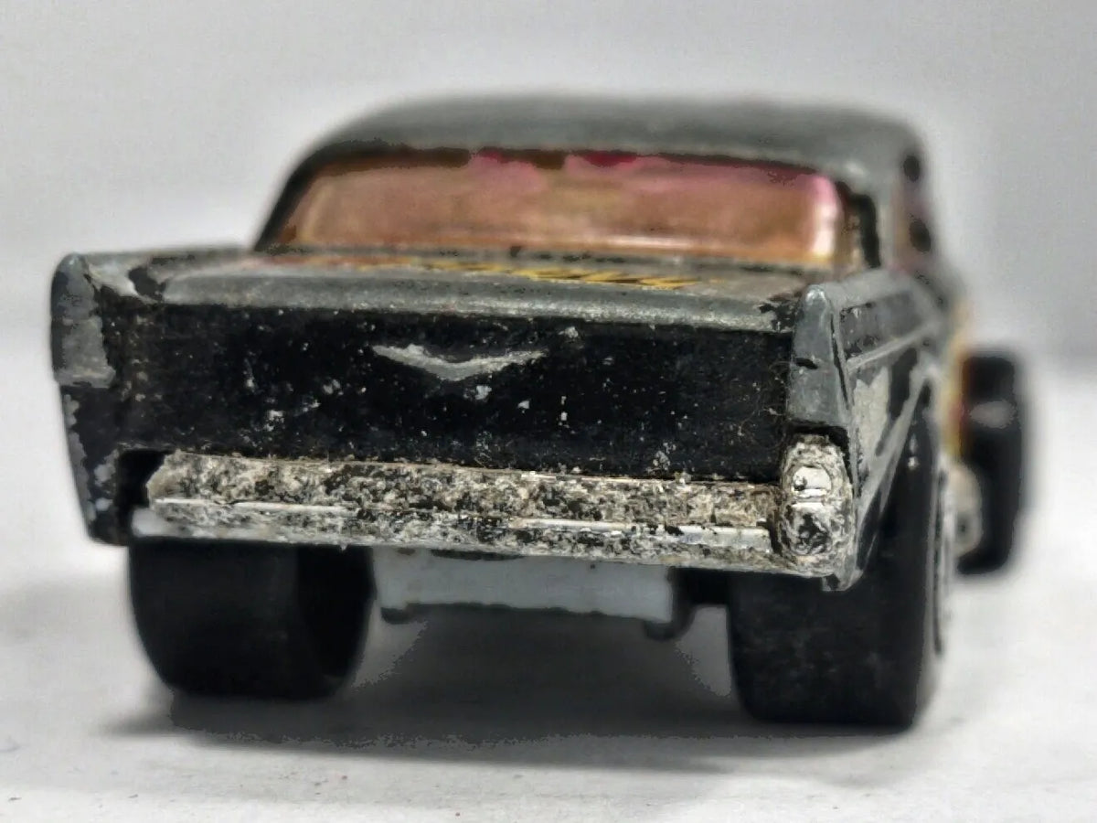 '57 Chevy Matchbox 1979 Superfast 1:64 Hot Rod Luzak Czarny – zdjęcie 6