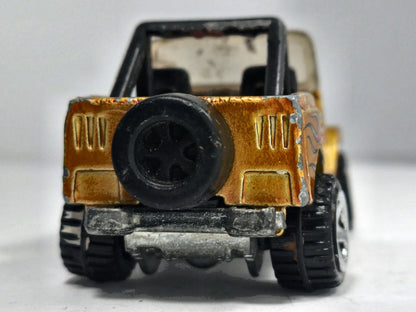 Jeep Scrambler Hot Wheels 1980 1:64 5 Luzak Złoty 2xMetal – zdjęcie 6