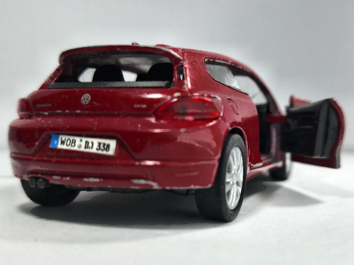 VW SCIROCCO, Welly, Die cast NO.43615, Czerwony, 1:32, Resoraki – zdjęcie 6