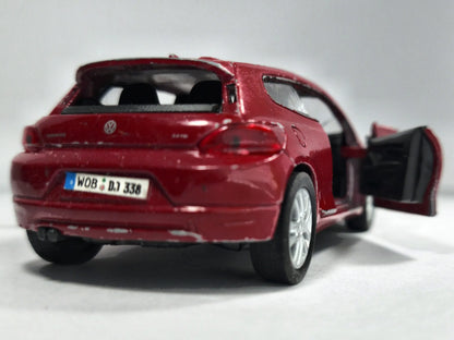 VW SCIROCCO, Welly, Die cast NO.43615, Czerwony, 1:32, Resoraki – zdjęcie 6