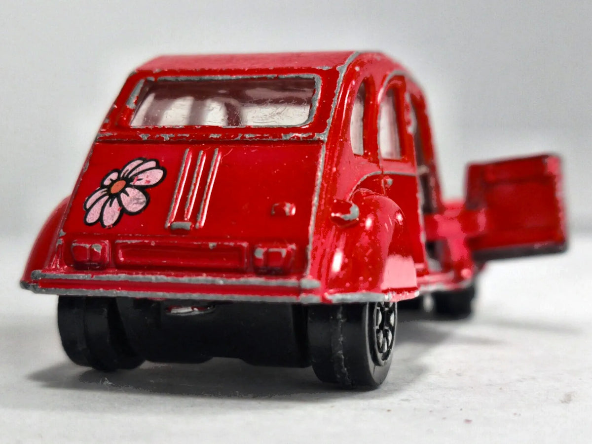 CITROEN 2CV6 Corgi '80 Czerwony 1:47 Made in Gt Britain – zdjęcie 6