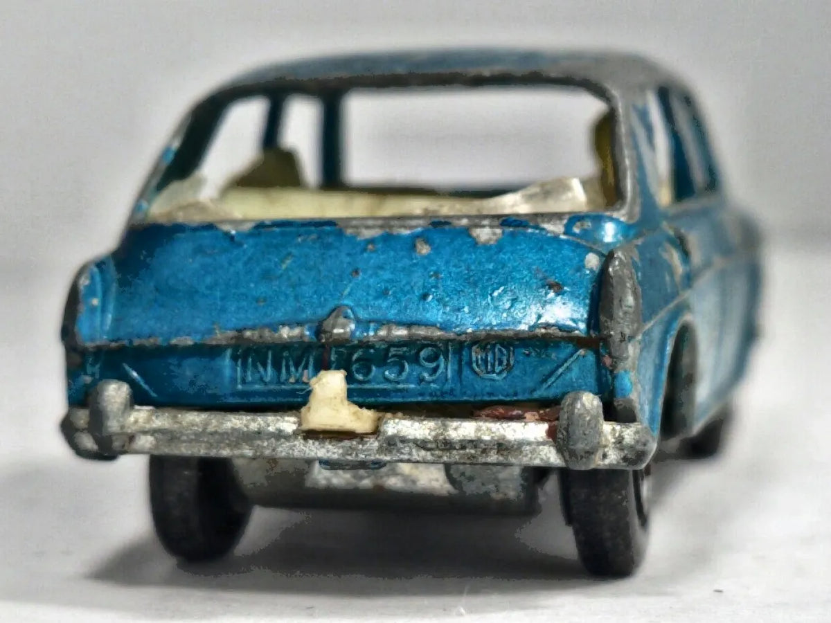 MG 1100 Matchbox 1970 Superfast 1:48 Made in England Luzak Niebieski – zdjęcie 6