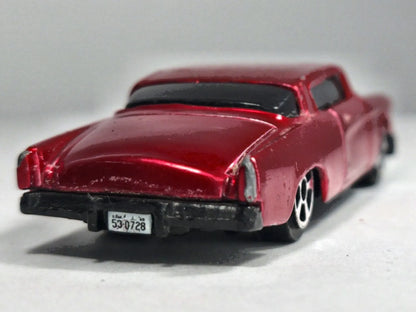 1953 STUDEBAKER STARLINER, Maisto, Die cast 11226, Bordowy, 1:64, Resoraki – zdjęcie 6