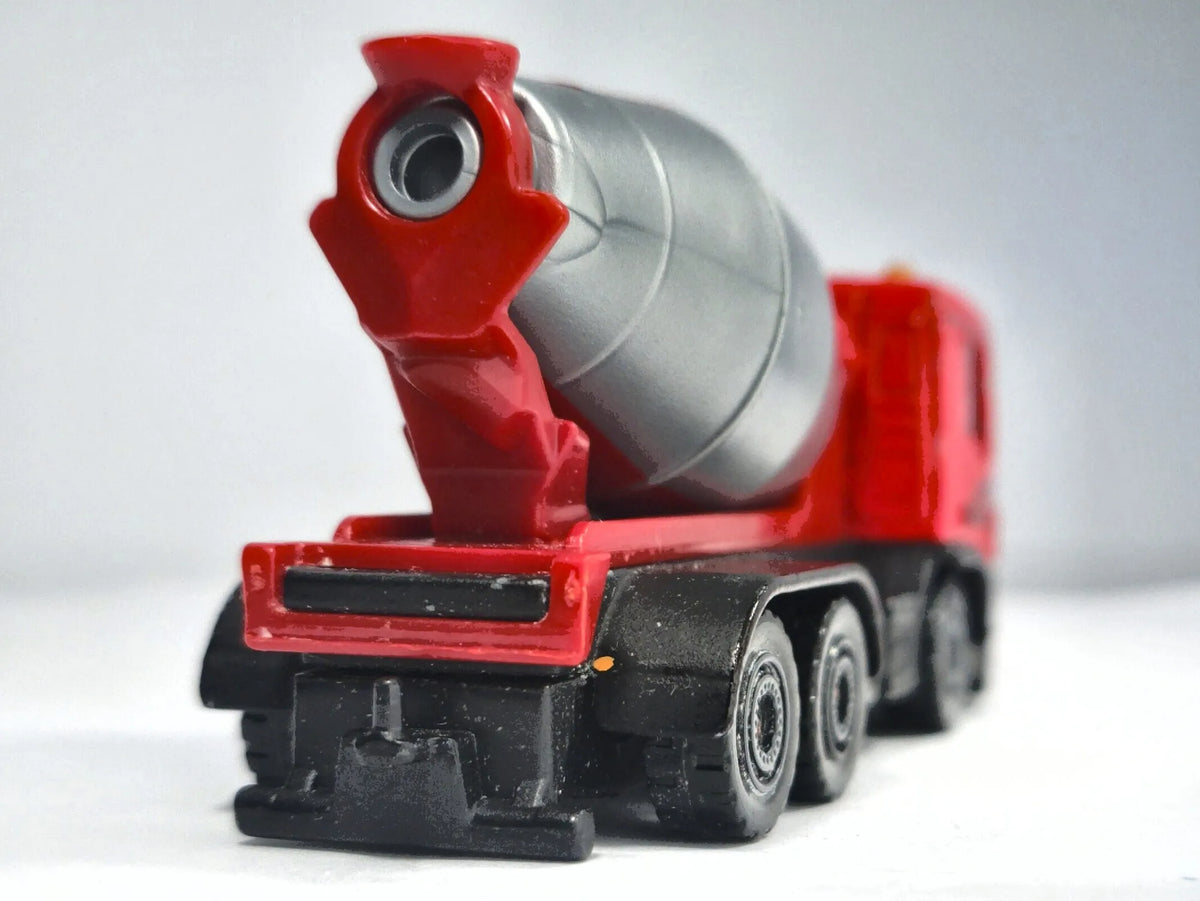 MAN TGS CEMENT MIXER Betoniarka, Majorette, Die cast BK270420 Czerwony 1:87 – zdjęcie 6