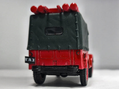 GAZ-69 PMG-20, STRAŻ POŻARNA, Deagostini, IMT20, Czerwony, 1:43, Resoraki – zdjęcie 6