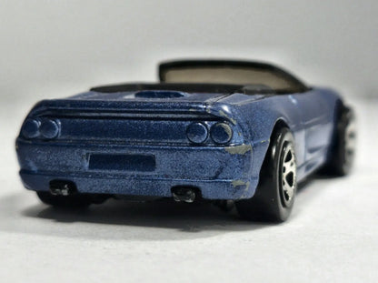 FERRARI F355 SPIDER Kabriolet Hot Wheels 1999 Granatowy 1:64 2xMetal – zdjęcie 6