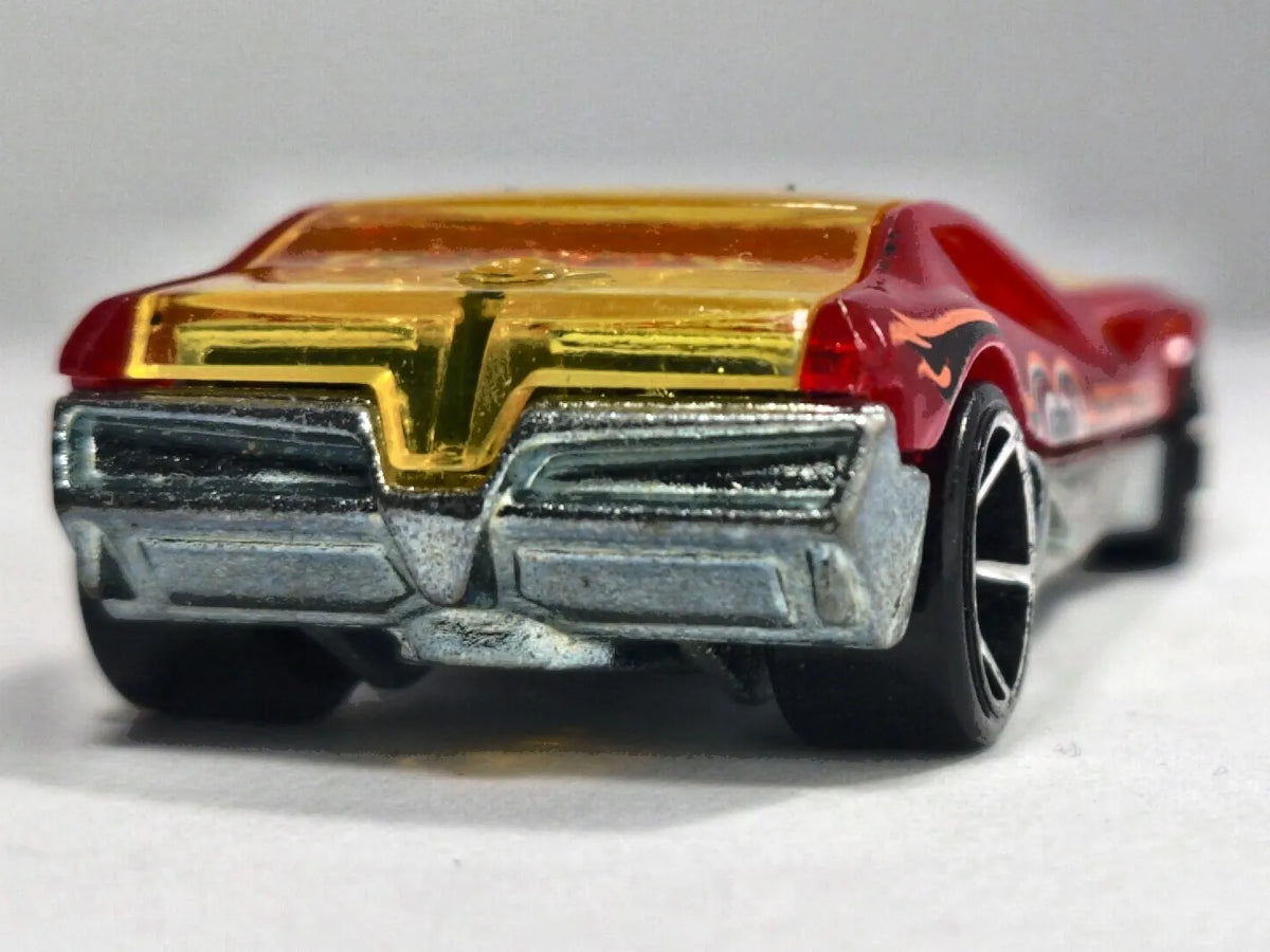 BYE FOCAL II, Hot Wheels, Die cast 603, Czerwony Żółty Przeźr 1:64 Resoraki – zdjęcie 6