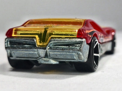 BYE FOCAL II, Hot Wheels, Die cast 603, Czerwony Żółty Przeźr 1:64 Resoraki – zdjęcie 6