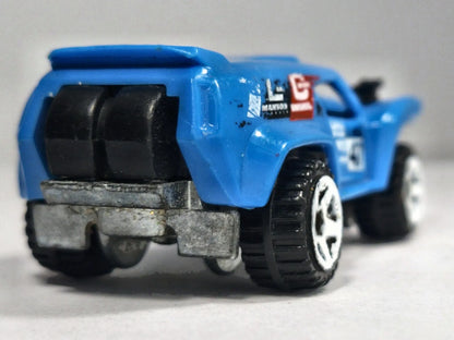 LAND CRUSHER, Hot Wheels 2013, Die cast 1 NL, Niebieski, 1:64, Resoraki – zdjęcie 6