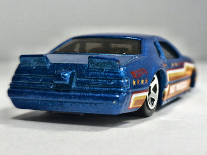 '86 FORD THUNDERBIRD PRO STOCK, Hot Wheels 2022, HKH32, Granatowy, 1:64 – zdjęcie 6