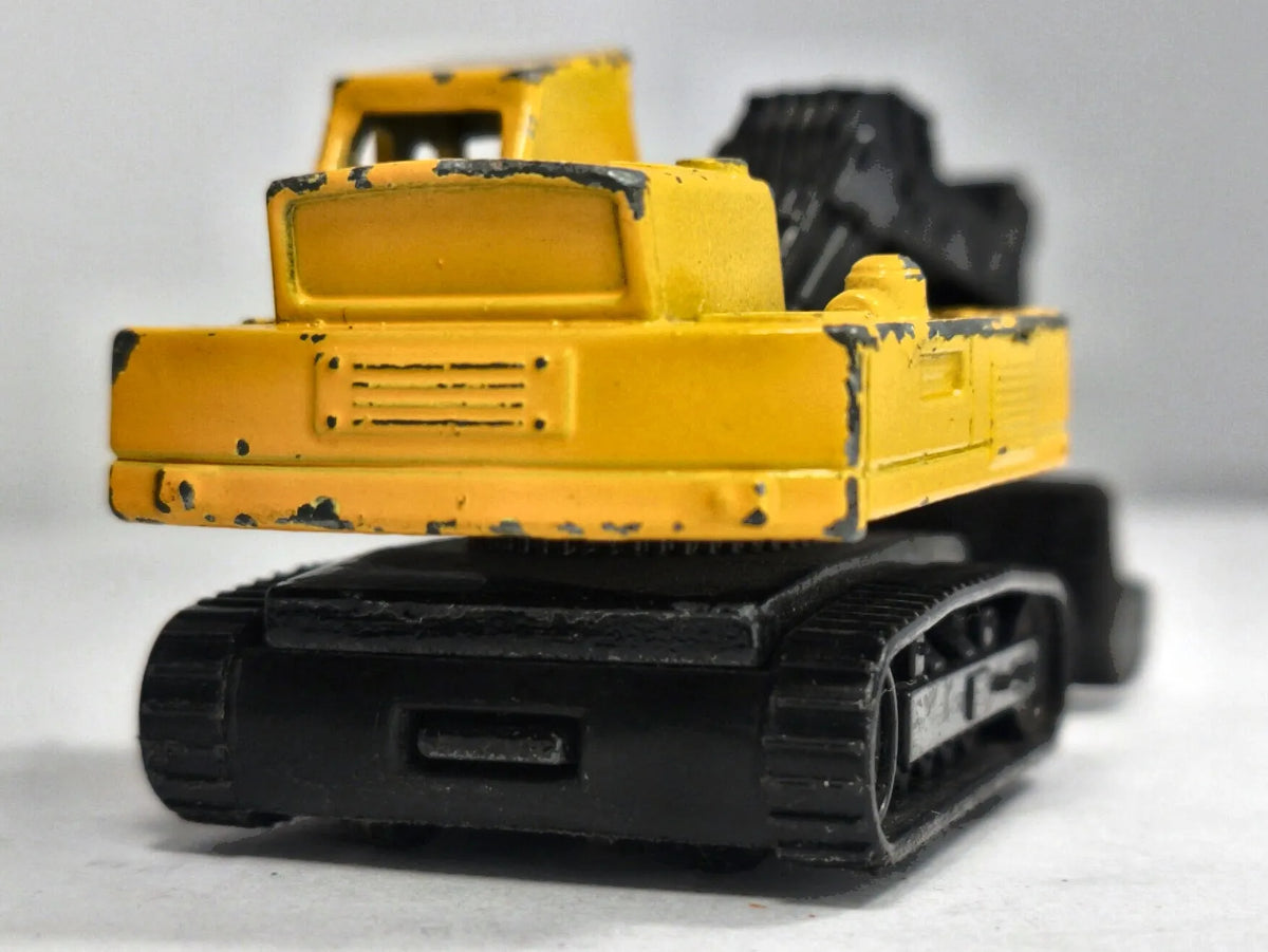 Koparka EXCAVATOR Matchbox 1980 Żółty 1:64 Made in Macau – zdjęcie 6