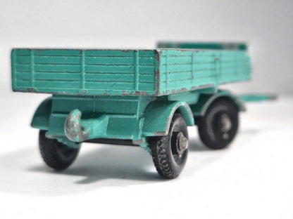 MERCEDES TRAILER, Matchbox, Made in England, Die cast No.2, Zielony, 1:64 – zdjęcie 6