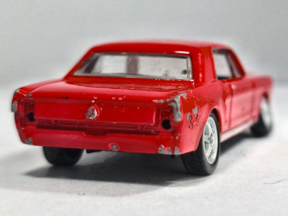 1964-1/2 FORD MUSTANG, Welly, Die cast NO 52262, Czerwony, 1:60, Resoraki – zdjęcie 6