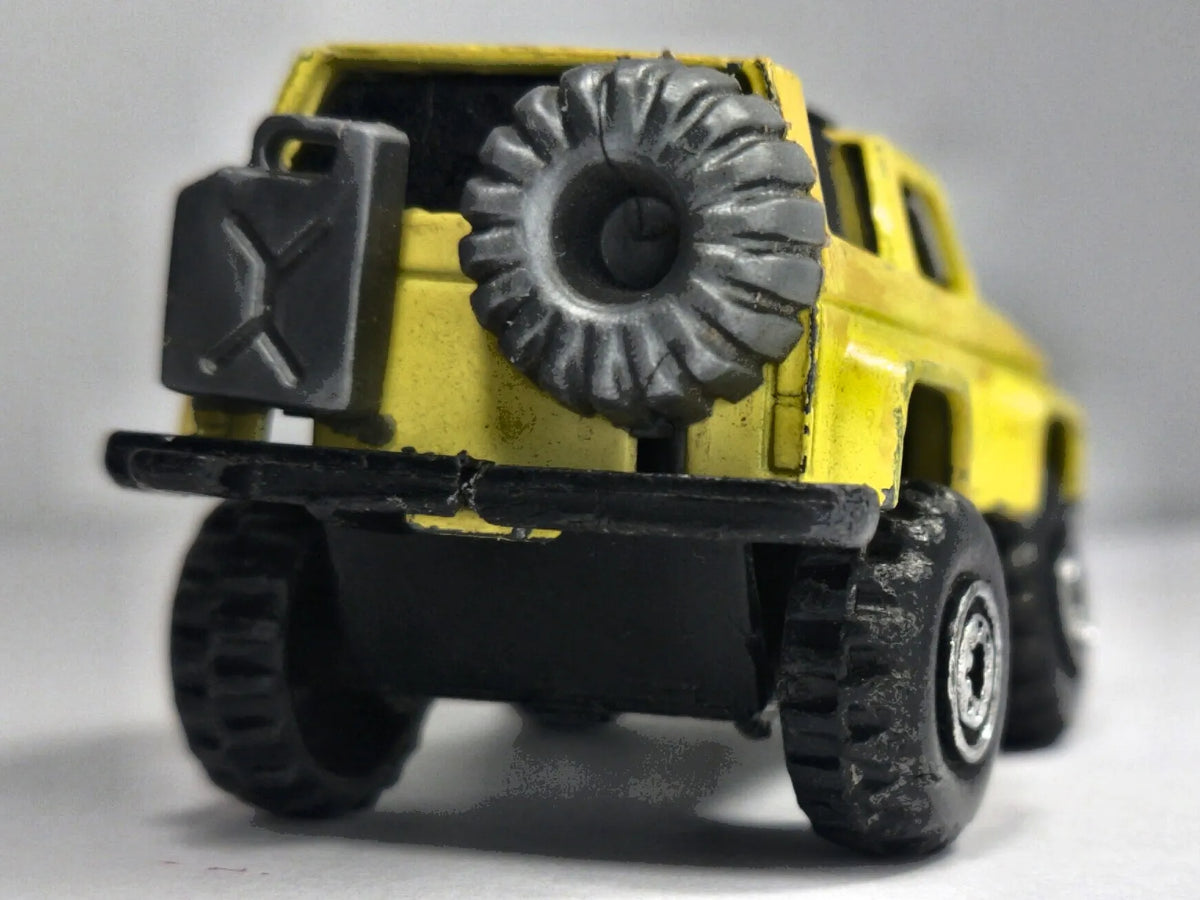 1987 Ford Bronco II, FIRECAT, Pioneer, Vintage Die cast, Żółty, 1:64 – zdjęcie 6