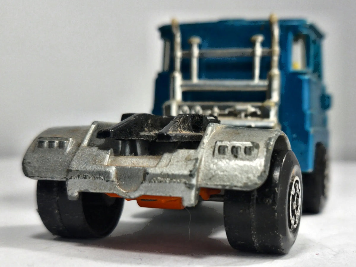 Scammell Crusader Tractor Matchbox 1973 Niebieski 1:64 Made in England – zdjęcie 6