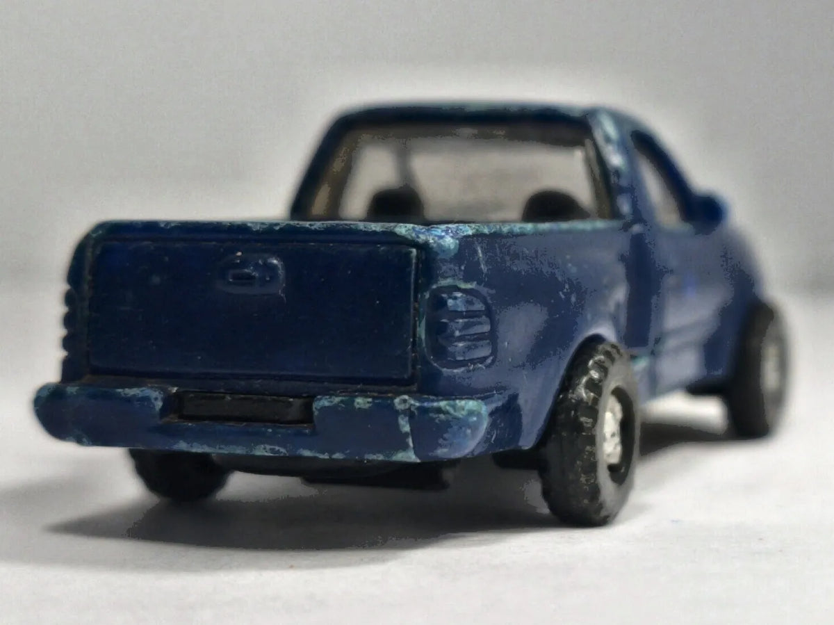 FORD F-150 PICKUP TRUCK, Kentoys 1999, Die cast, Niebieski, 1:64, Resoraki – zdjęcie 6