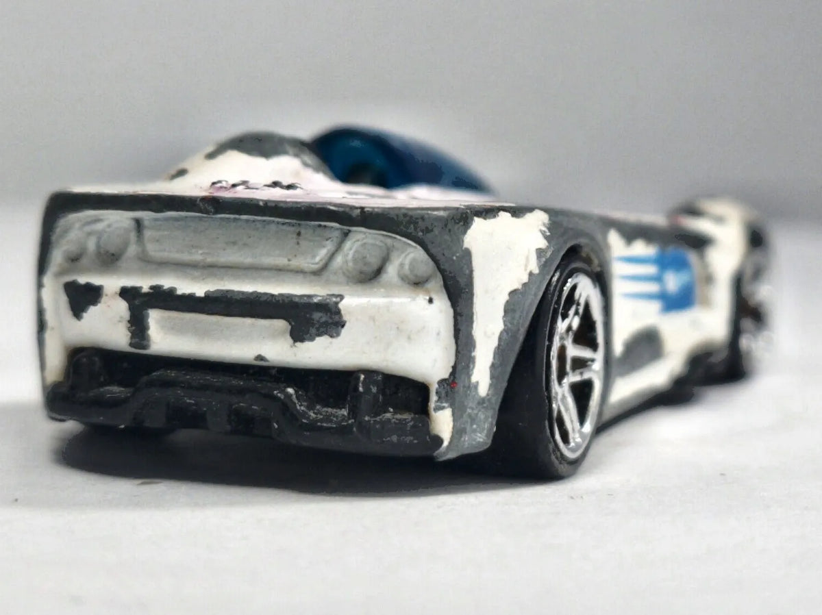 Monoposto Hot Wheels 2000 Biały 1:64 Vintage – zdjęcie 6