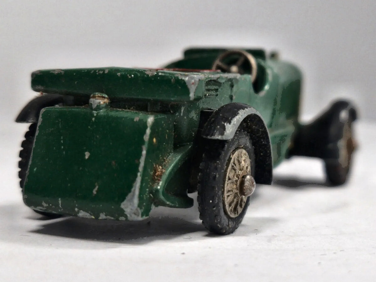 1929 4,5 litre Bentley Matchbox 1962 Zielony 1:55 Made in England 4 5 – zdjęcie 6