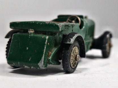 1929 4,5 litre Bentley Matchbox 1962 Zielony 1:55 Made in England 4 5 – zdjęcie 6