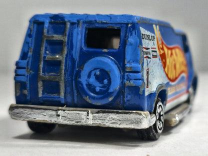 HOT ROD CUSTOM VAN, Corgi & Hot Wheels, Die cast, Niebieski, 1:64, Resoraki – zdjęcie 6