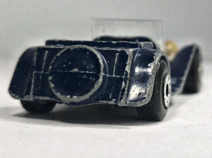 SS 100 JAGUAR, Matchbox Toys 1982, Vintage Die cast Niebieski 1:64 Resoraki – zdjęcie 6
