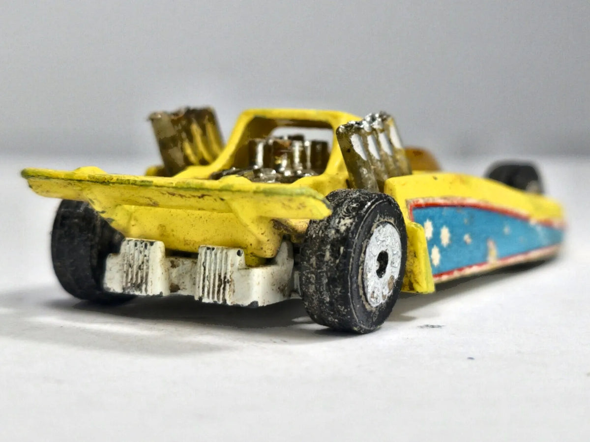 HOT RODDER Corgi Made in Great Britain Żółty 1:64 – zdjęcie 6