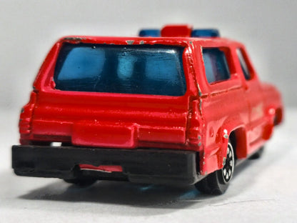 PICK-UP FIRE DEPT, Summer ok 1980, Die cast, Czerwony, 1:64, Resoraki – zdjęcie 6