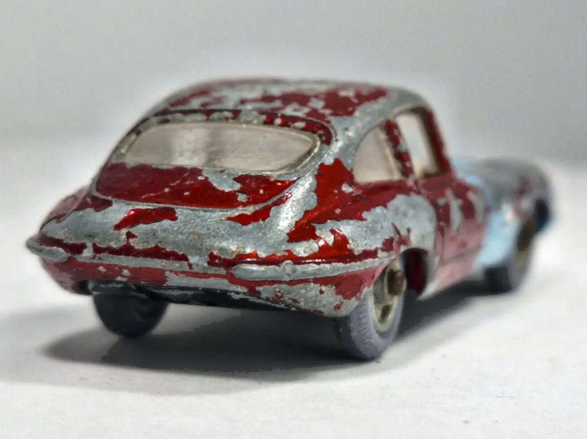 "E" Type Jaguar Matchbox '60 Niebieski 1:72 Made in England – zdjęcie 6