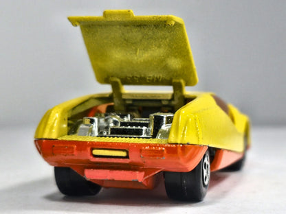 DATSUN 120Y, Matchbox 1975, Made in England, NO.35, Żółty, 1:52, Resoraki – zdjęcie 6