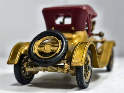 1913 Cadillac Models of Yeasteryear Matchbox Złoty 1:43 Made in England – zdjęcie 6