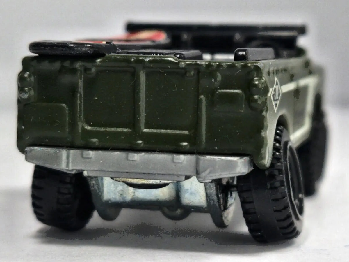 LAND ROVER SERIES II Hot Wheels 2023 HG65 Zielony 1:64 – zdjęcie 6