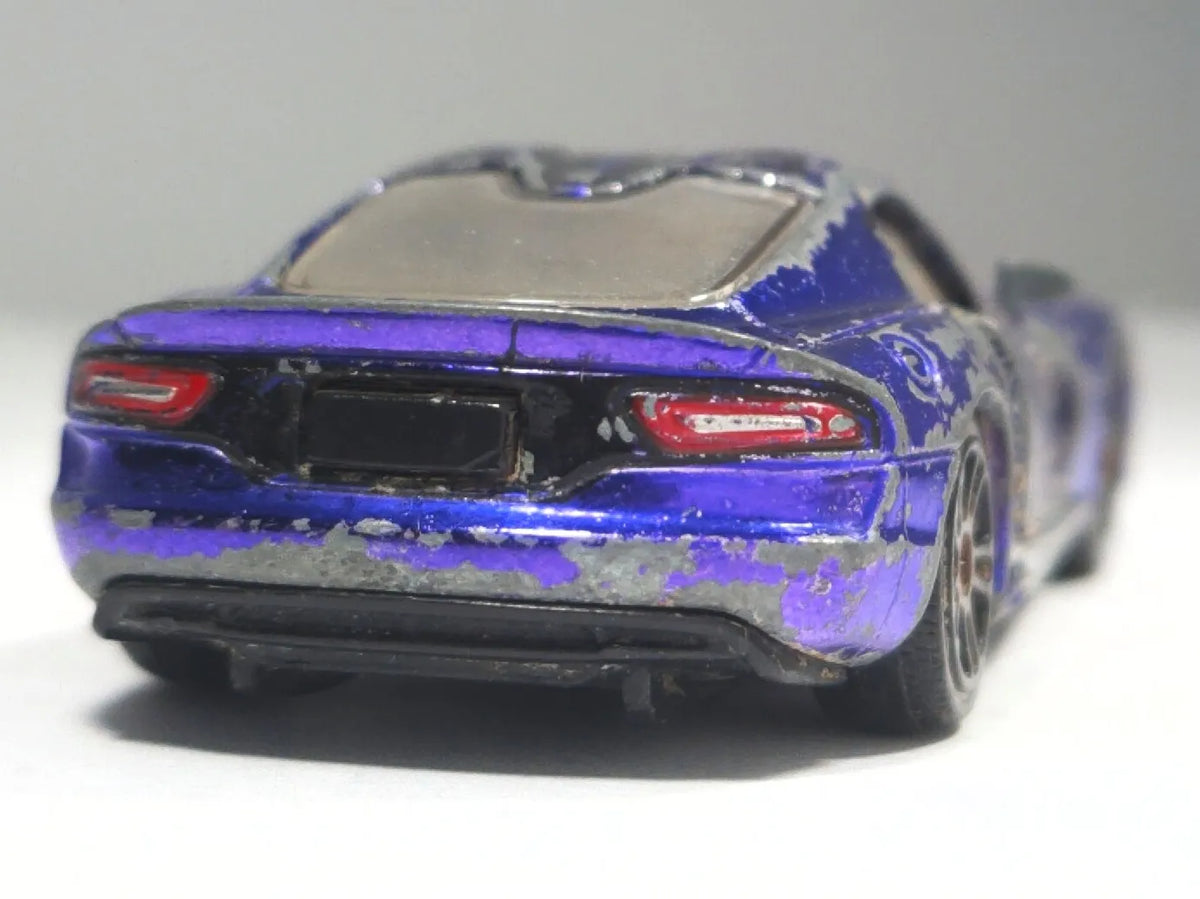 DODGE VIPER z charakterem, Majorette, Die cast REF:2388, Niebieski, 1:60 – zdjęcie 6