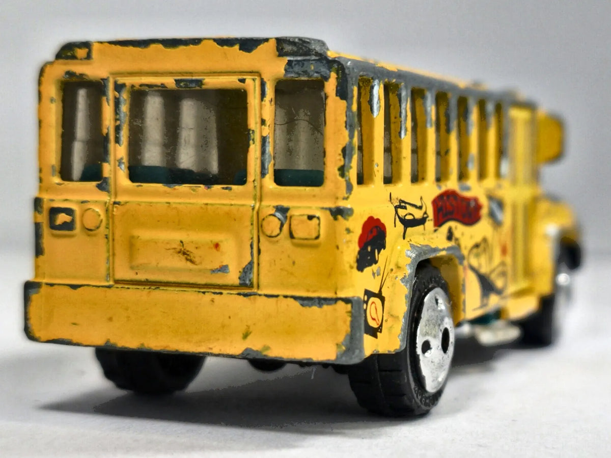 SCHOOL BUS, Matchbox 2000, Die cast, Żółty, 1:64, Resoraki – zdjęcie 6