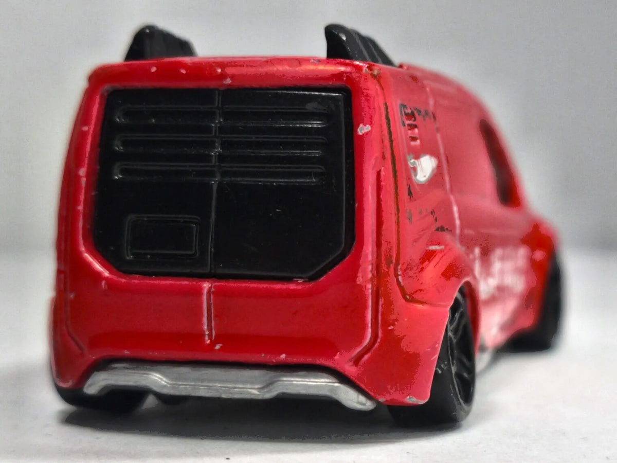 FORD TRANSIT CONNECT, Hot Wheels 2014, Die cast, Czerwony, 1:64, Resoraki – zdjęcie 6