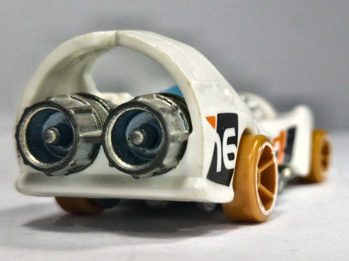 POWER ROCKET, Hot Wheels 2014, Die cast CDV46, Biały, 1:64, Resoraki – zdjęcie 6